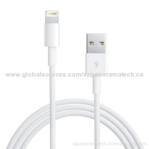 USB 2.0 Cable for iPhone 5, Used for Charging and Data Transferring, Supports New Version V7.1